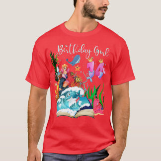 Cute Mermaid 14th Birthday Girl T-Shirt