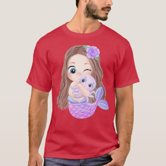 Cute Mermaid 2 1 T-Shirt