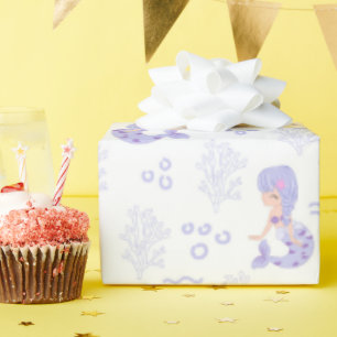 Cute Mermaid Adventure Wrapping Paper