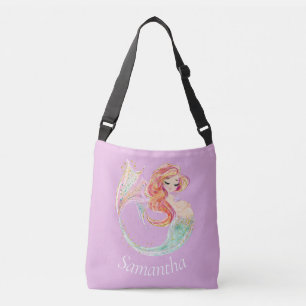 CUTE MERMAID BABY SHOWER PINK  CROSSBODY BAG