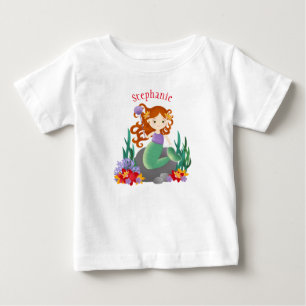 Cute Mermaid Baby T-Shirt