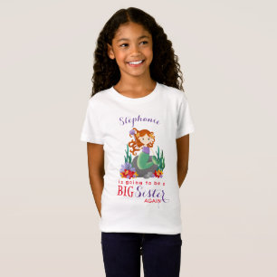 Cute Mermaid Big Sister Again T-Shirt