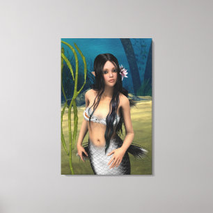 Cute Mermaid Canvas Print