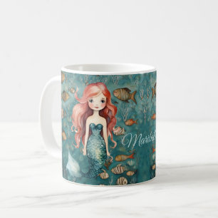 Cute Mermaid Coffee Mug