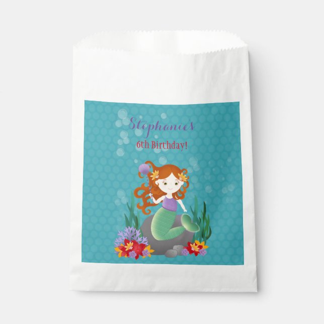 Cute Mermaid Favour Bags (Front)