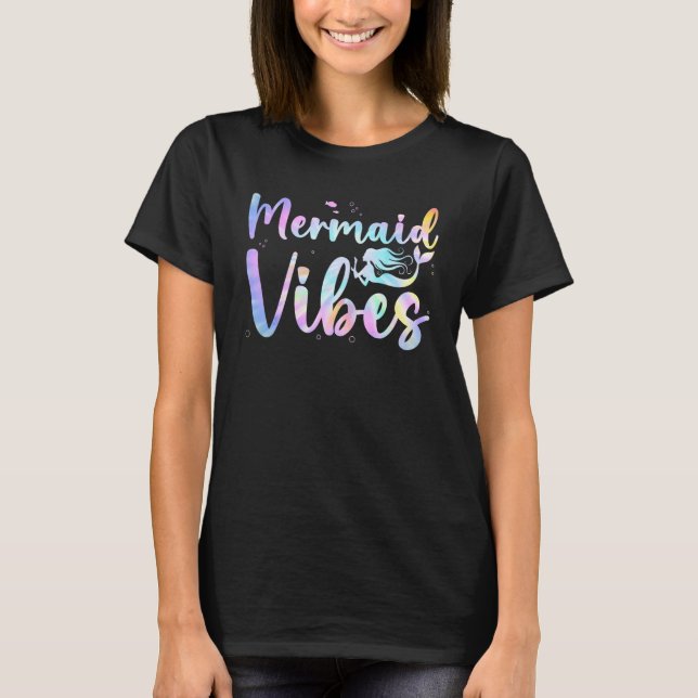 Cute Mermaid For Women Girls Mythical Creature Mer T-Shirt (Front)
