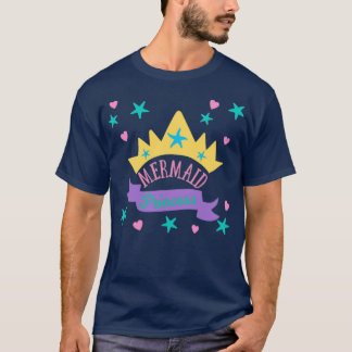 Cute Mermaid Gifts Mermaid Princess T-Shirt