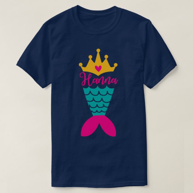 Cute Mermaid Gifts Mermaid tai T-Shirt (Design Front)