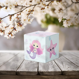 Cute Mermaid Girl Birthday Party Favour Box
