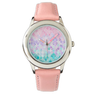Cute Mermaid Jewellery, Pink, Purple, Teal Watch