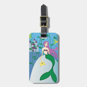 Cute Mermaid Luggage Tag