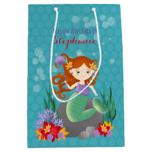 Cute Mermaid Medium Gift Bag