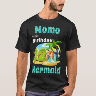 Cute Mermaid Momo Of The 12th Birthday T-Shirt