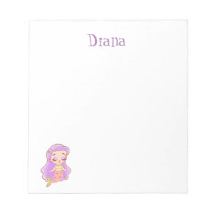 Cute Mermaid Notepad