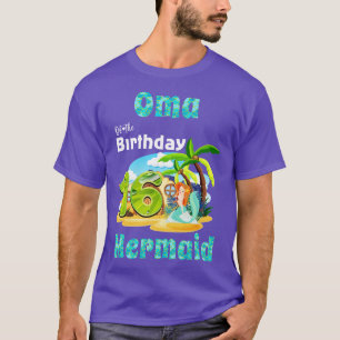 Cute Mermaid Oma Of The 16th Birthday T-Shirt