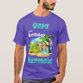 Cute Mermaid Oma Of The 16th Birthday T-Shirt