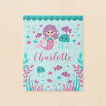 Cute Mermaid Personalised Kids