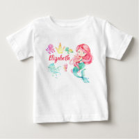 Cute Mermaid Personalised Under the sea Birthday