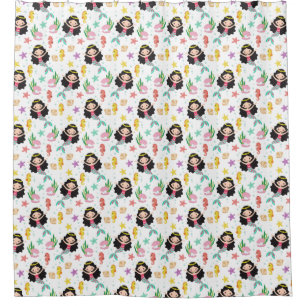 Cute Mermaid Shower Curtain
