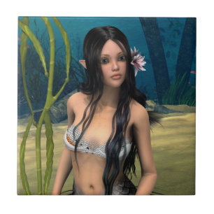 Cute Mermaid Tile