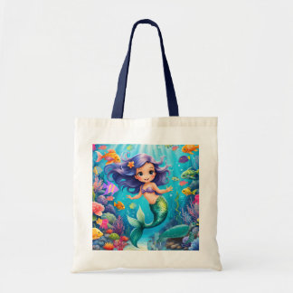 Cute Mermaid Tote Bag Overnight Slumber Bag