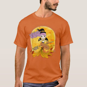 Cute Mermaid Witch, Halloween for boy girl kid 174 T-Shirt