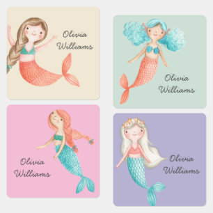 Cute Mermaids Day Care School Name Clothing