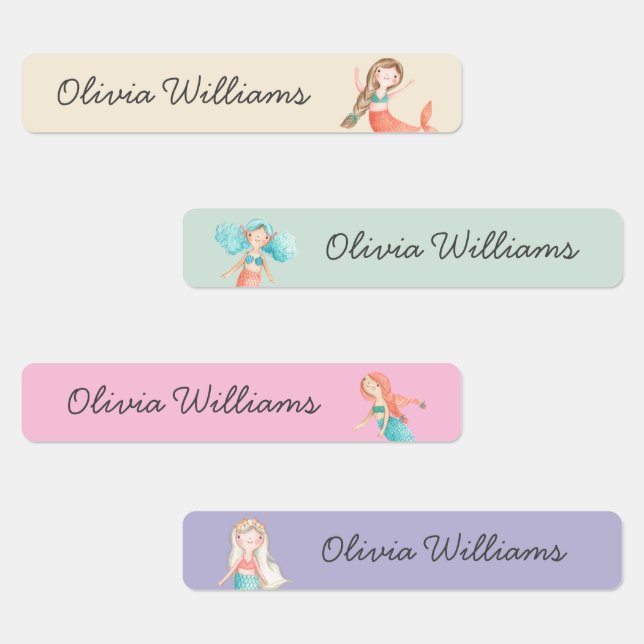 Cute Mermaids Day Care School Name Clothing (Group)