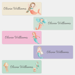 Cute Mermaids Day Care School Name Clothing