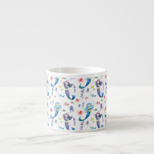 Cute Mermaids Under the Sea Espresso Cup