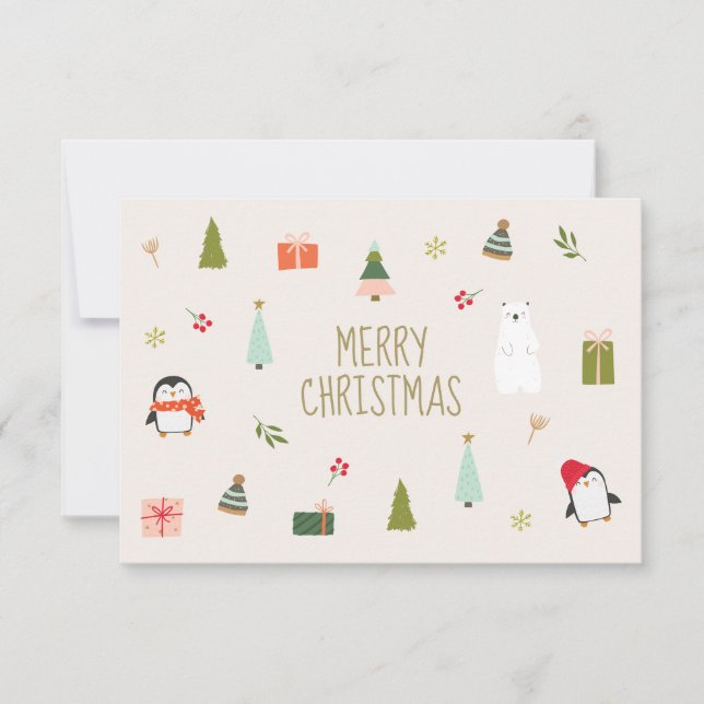 Cute Merry Christmas  (Front)