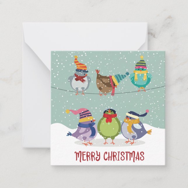 Cute Merry Christmas Card (Front)