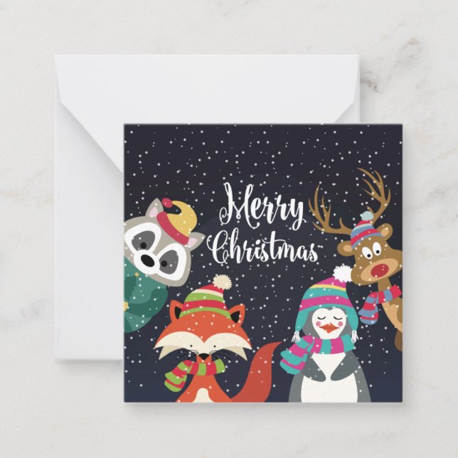 Cute Merry Christmas Card (Front)