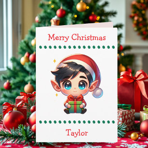 Cute Merry Christmas Child's Word Search Inside Holiday Card