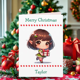 Cute Merry Christmas Child's   Word Search Inside Holiday Card