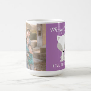 Cute Merry Christmas Fox Coffee Mug