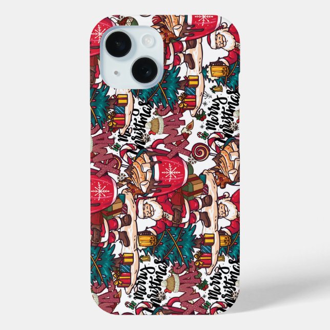 Cute  Merry Christmas – Holiday Festive Case-Mate iPhone Case (Back)