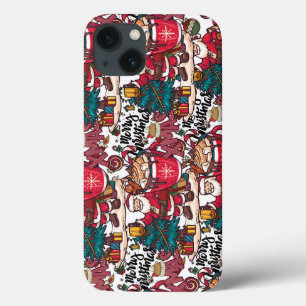 Cute Merry Christmas – Holiday Festive iPhone 13 Case
