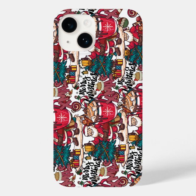 Cute  Merry Christmas – Holiday Festive Case-Mate iPhone Case (Back)