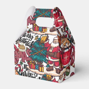 Cute Merry Christmas – Holiday Festive Favour Box