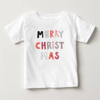 Cute Merry Christmas holiday tshirt for kids/baby