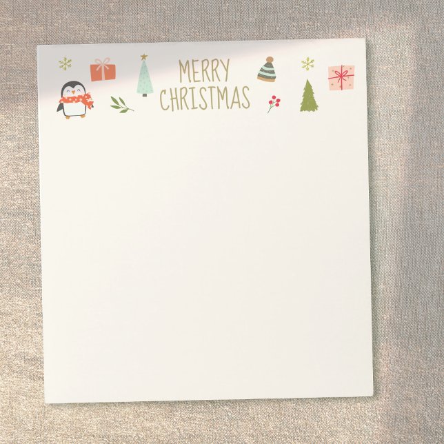 Cute Merry Christmas  Notepad (Creator Uploaded)