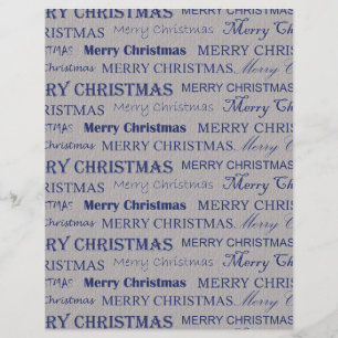 Cute Merry Christmas Scrapbook Paper