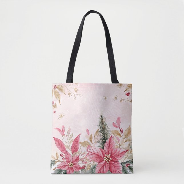 Cute Merry Christmas Tote Bag (Front)