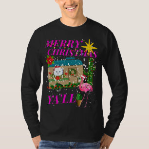 Cute Merry Christmas Ya'll Southerners T-Shirt