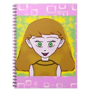 Cute Merry Pink Notebook