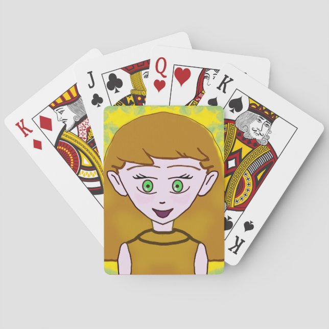 Cute Merry  Playing Cards (Back)