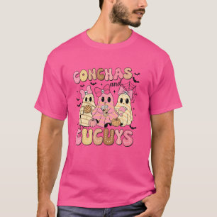 Cute Mexican Ghost Conchas And Cucuys Funny Spooky T-Shirt