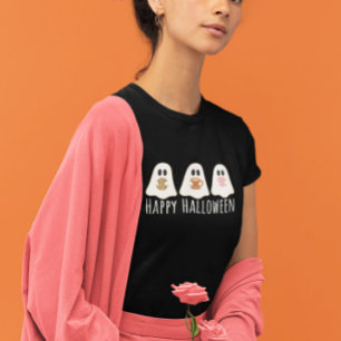 Cute Mexican Ghosts and Conchas Halloween T-Shirt
