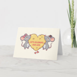 Cute Mice Valentine's Day Card